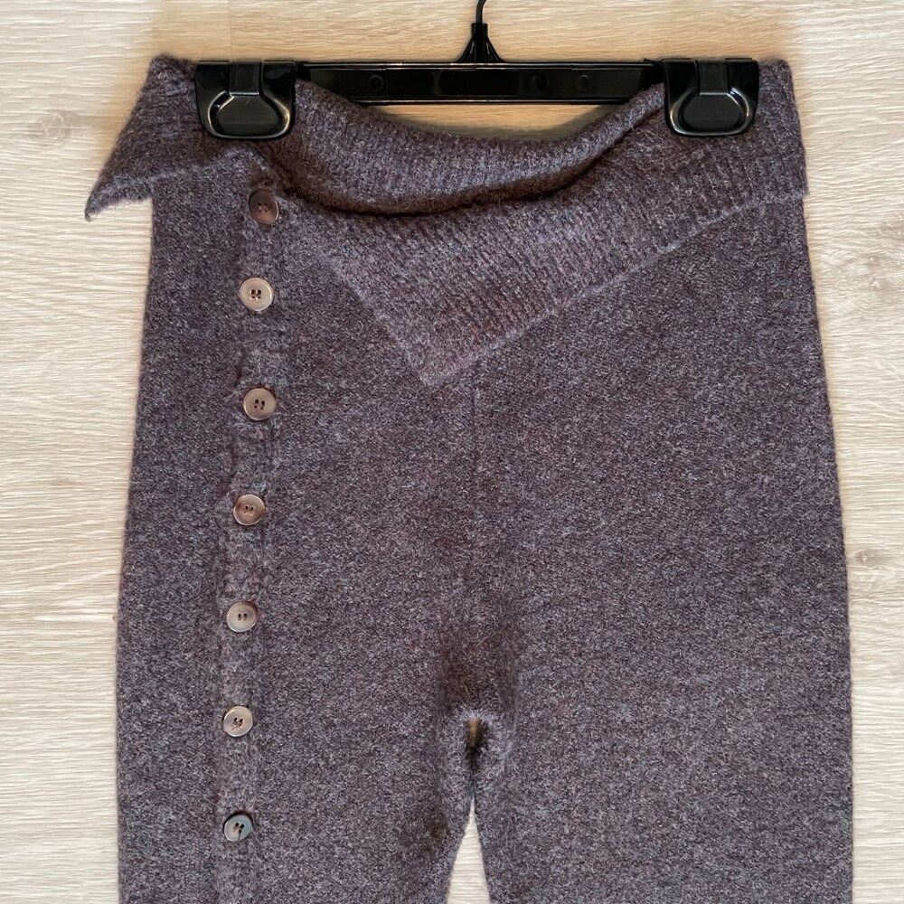 NWOT - Ruve Plum Knit Leggings